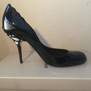 Patent leather evening heels NWB